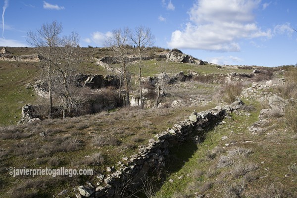 Restos de la mina de estaño La Teresa, cerca de Almaraz de Duero. Zamora. Castilla y León. España. ©Javier Prieto Gallego
