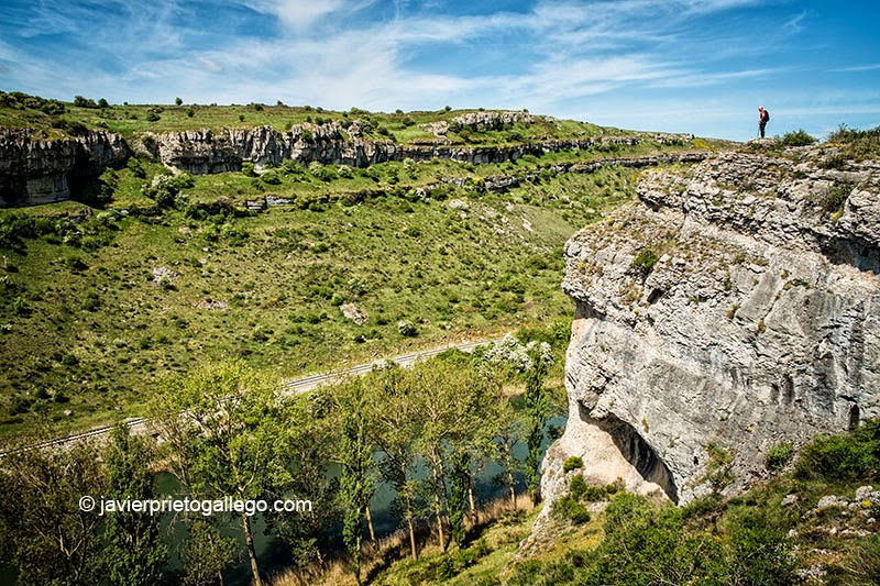 El río Pisuerga y el cañón de La Horadada, en el Monumento Natural de Las Tuerces. Palencia. Castilla y León. España. © Javier Prieto Gallego