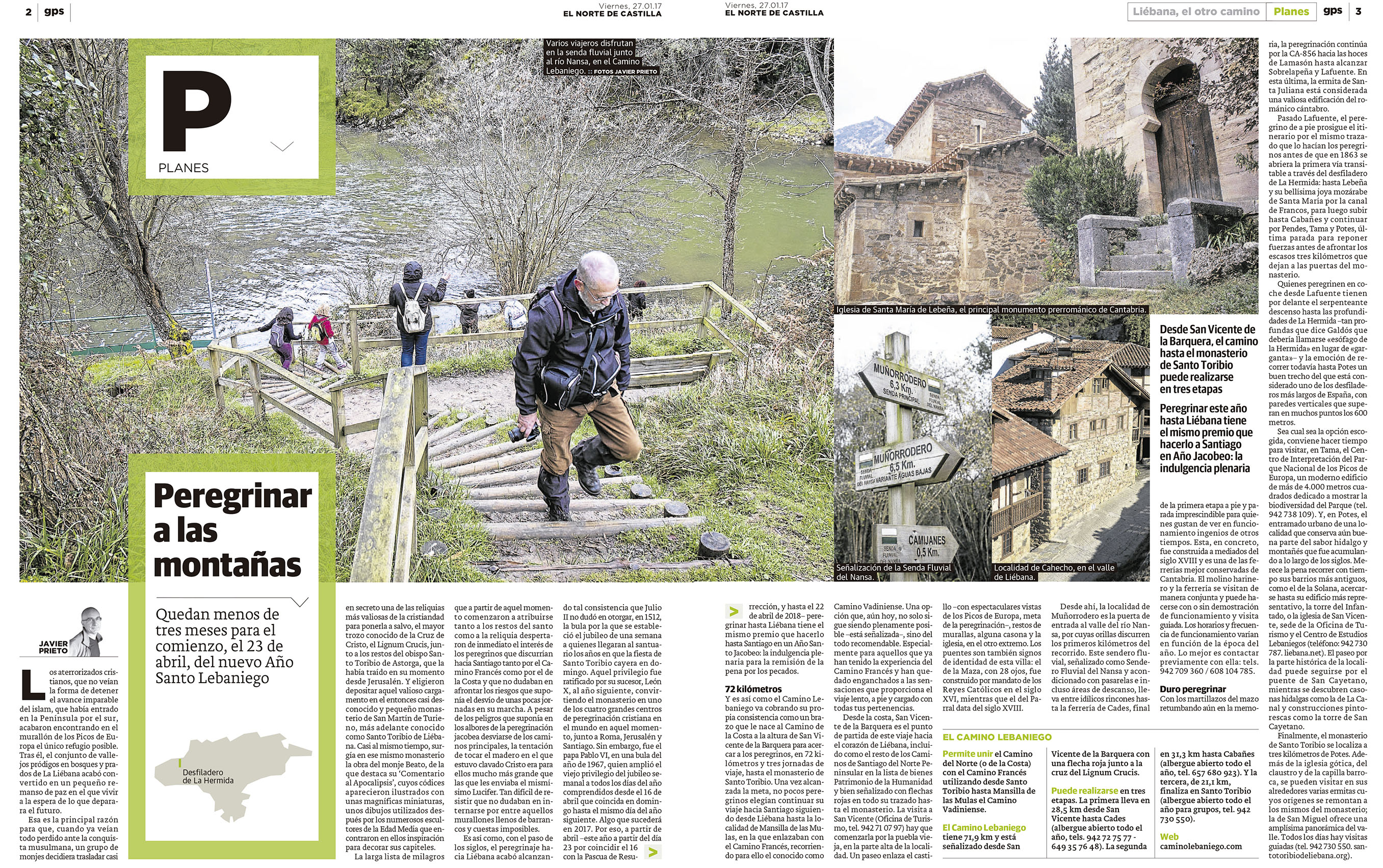 peregrinar a Liébana. Reportaje de Javier Prieto Gallego