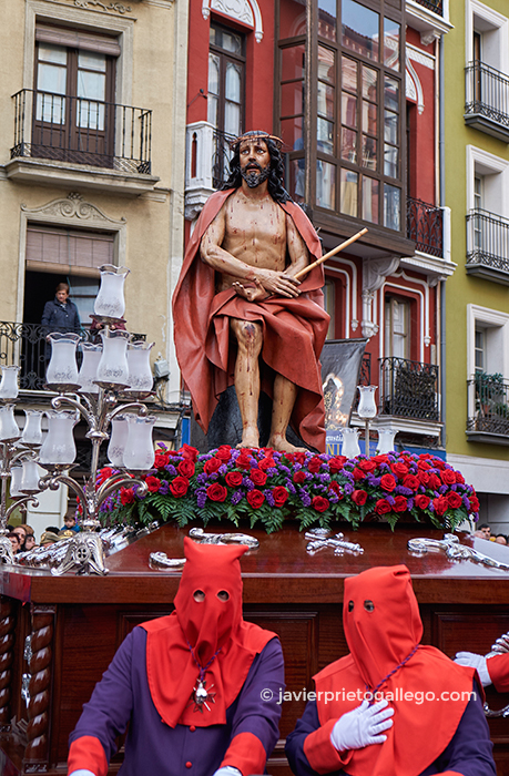 Ecce Homo. Obra de Gregorio Fernández. Procesión General de la Sagrada Pasión del Redentor. Viernes Santo. Valladolid. Castilla y León. España. © Javier Prieto Gallego